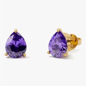 NWT ♠️Kate Spade Amethyst Stud Earrings